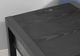 Monarch Specialties Inc. Black Oak 24" End Side Table with Black Metal Frame-3