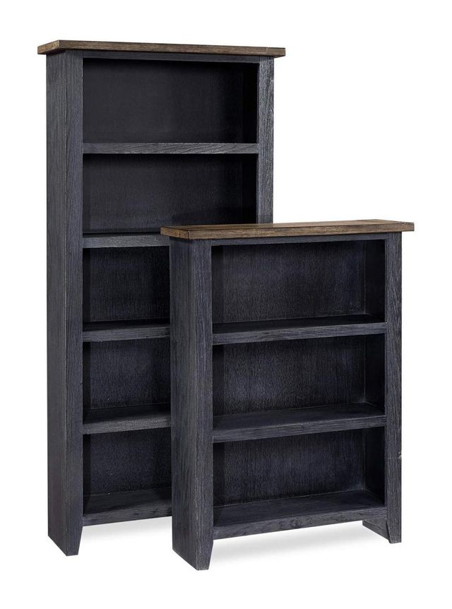 aspenhome® Eastport Drifted Black 48" Bookcase with 2 fixed shelves-1