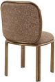 Modus Furniture Mataranka Brushed Gold/Giraffe Upholstered Dining Side Chair-4