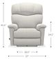 La-Z-Boy® Lancer Dove Wall Recliner-5