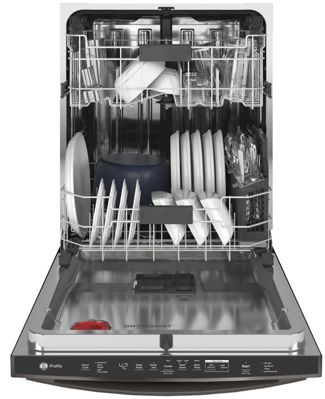 GE Profile™ 24" Black Stainless Built In Dishwasher-2