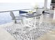 Signature Design by Ashley® Transville Gray Outdoor 42" Counter Height Dining Table with White Base-3