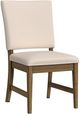 A-America® Leucadia Toasted Java/White Upholstered Dining Side Chair-0