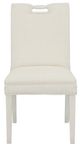 Fairfield® Customizable Entree Dining Short Back Dining Chair with Linen Legs-1