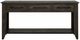 International Furniture Direct Teak Stained Dark Sofa Table-3
