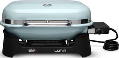 Weber® Grills® Lumin 26" Ice Blue Tabletop Electric Grill