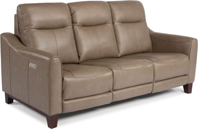 Flexsteel® Forte Power Reclining Sofa With Power Headrest-0