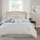 Olliix by Madison Park 7 Piece Aqua King Bennett Comforter Set-1