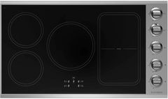 BlueStar® 36" Black Glass with Stainless Steel Frame Induction Cooktop