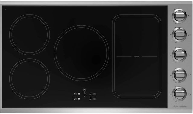 BlueStar® 36" Black Glass Induction Cooktop-0