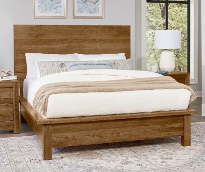 Artisan & Post by Vaughan-Bassett Crafted Cherry by Ben & Erin Napier Medium Cherry King Terrace Panel Bed-1