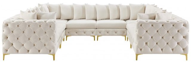 Meridian Furniture Tremblay 8-Piece Cream Modular Sectional-1