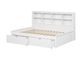 Carter Full White Bed with Storage-4