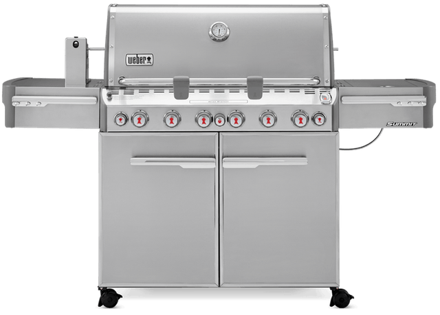 Weber® S-670™ 6-Burner Stainless Steel Freestanding Liquid Propane Gas Grill-0