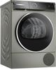 Bosch® 800 Series 24" Pearl Steel Front Load Ventless Electric Dryer-3