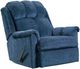 American Wholesale Furniture Tahoe Blue Rocker Manual Recliner-0