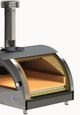 XO 24" Black Countertop Natural Gas and Wood Pizza Oven-1