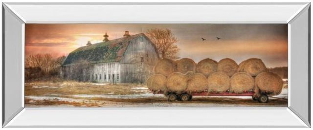 Classy Living Lori Dieter Sunset On The Farm 18" Wall Art-0