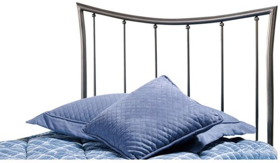 HH2 Home Edgewood Magnesium Pewter Twin Headboard-0