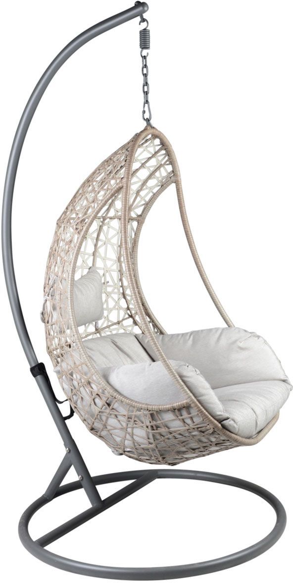 Steve Silver Co. Cayden Beige/Gray/White Stainless Steel Outdoor Basket Chair-0