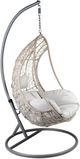 Steve Silver Co. Cayden Beige/Gray/White Stainless Steel Outdoor Basket Chair-CAY600BC-1