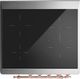 Ilve® Majestic III 30" Blue Gray Pro Style Induction Range with Triple Glass Door and Copper Trim-2