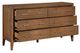 Homelegance® Evans Wire Brushed Light Brown Dresser-3