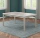 New Classic® Home Furnishings Essence White Marble Table Top with Gray Base-1