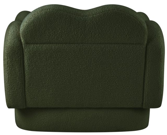Meridian Furniture Bloom Green Teddy Fabric Accent Chair-3