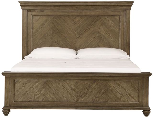 Signature Design by Ashley® Karallin Medium Brown Queen Panel Bed-2