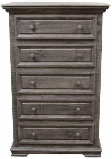Million Dollar Rustic Charcoal Gray Coliseo Chest-0