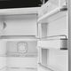 Smeg 50's Style 24" 9.5 Cu. Ft. Matt Black Compact Refrigerator-3