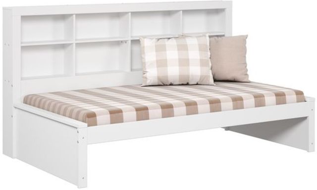Donco Kids White Youth Twin Bookcase Daybed-0