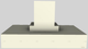 Vent-A-Hood® 54" Biscuit Contemporary Island Range Hood-0