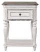 Liberty Furniture Magnolia Manor Antique White/Weathered Bark Open Nightstand-2