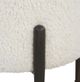 Uttermost® Arles White Shearling Ottoman-4