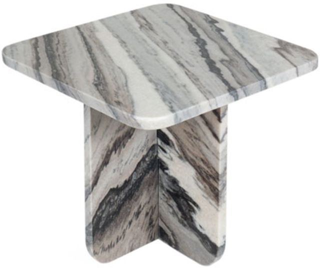 Signature Design by Ashley® Baretton Black/Taupe/White 18" Accent Cocktail Table-0