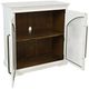 Jofran Inc. Archdale Antique White 2-Door Gothic Arch Accent Cabinet-3