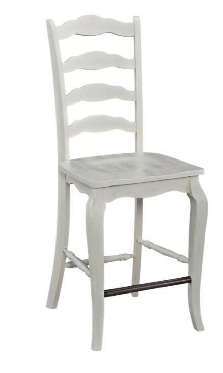 homestyles® Seaside Lodge 2-Piece White Bar Stool Set-1