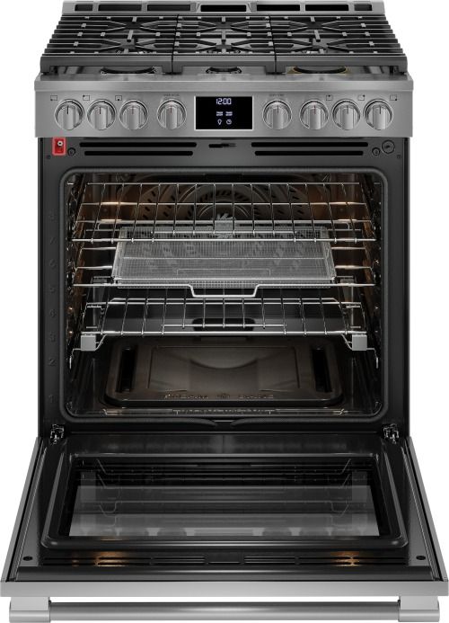Frigidaire® Professional 30" Smudge-Proof® Stainless Steel Slide In Gas Range-1