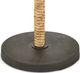 Currey & Company Annabelle Natural/Mole Black Floor Lamp-1