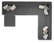 iAmerica Campton Greystone 6pc Modular Sectional-5