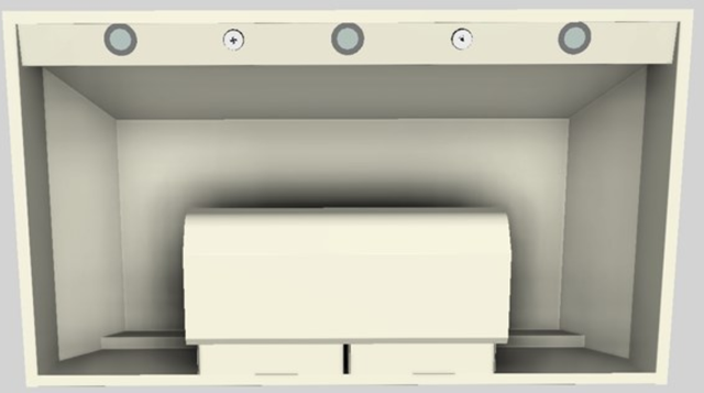 Vent-A-Hood® Designer Series 42" Biscuit Wall Mounted Range Hood-2