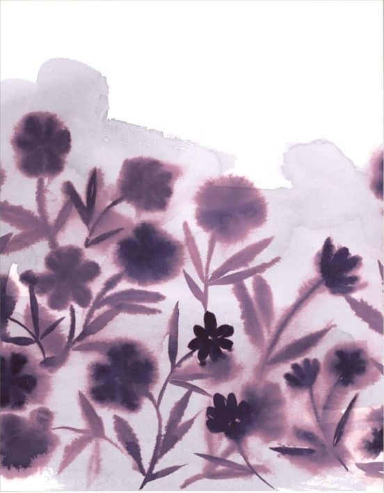 Classy Living Grace Popp Ultra Violets I Wall Art-1