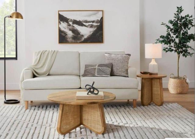 Jaipur Furniture Melton Brown Round Coffee Table-1