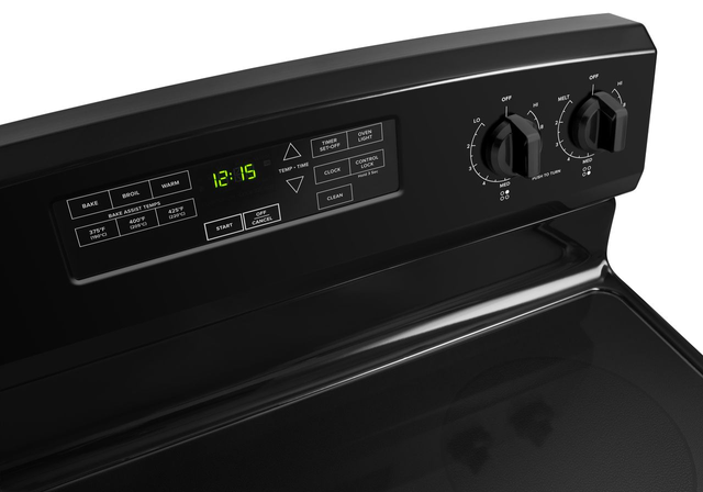 Amana® 30" Black Freestanding Electric Range-4