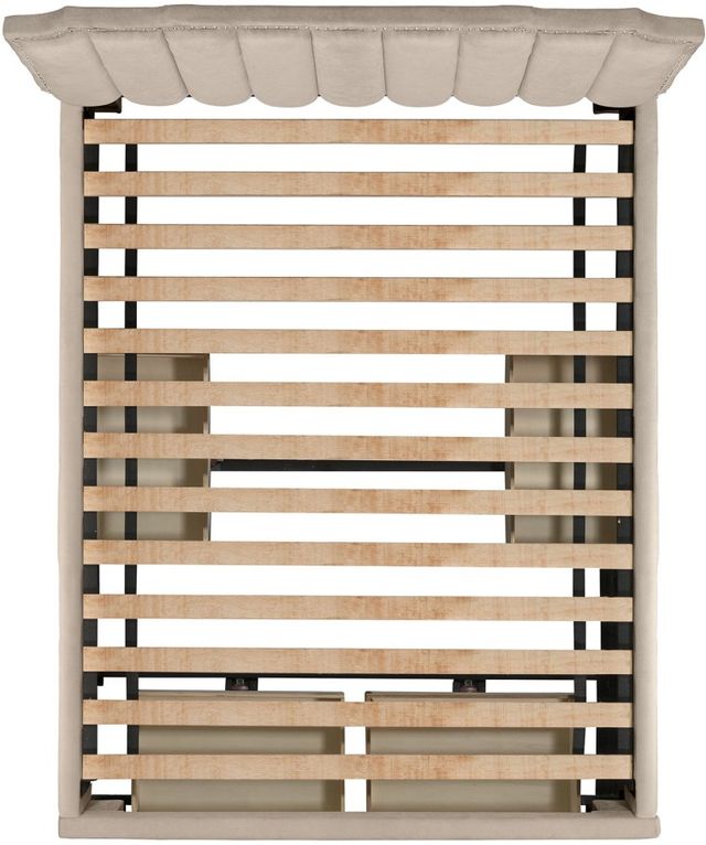 Elements International Harper Sand Queen Upholstered Storage Bed-3