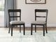 Signature Design by Ashley® Chadworth Black Upholstered Dining Side Chair-1