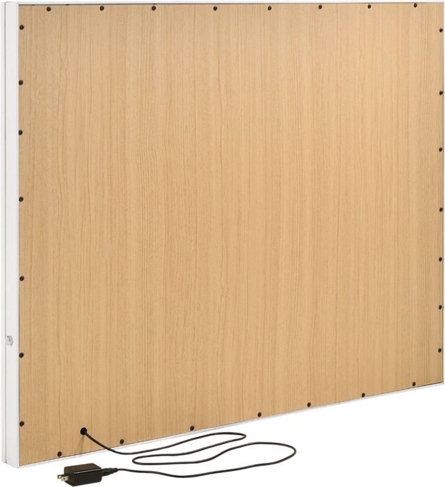 Crown Mark Avery White Mirror -3