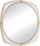 Uttermost® Estella Antique Gold/White Round Mirror-3